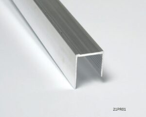 Profilo a U in alluminio