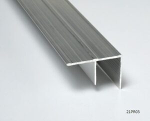 Profilo a F in alluminio