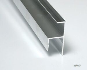 Profilo per bocchette in alluminio