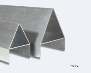 Profilo per deflettore in alluminio