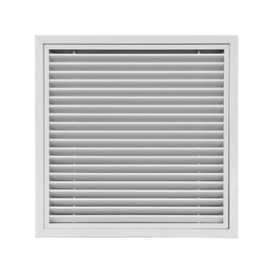 Griglie di ripresa portafiltro 595x595 ad alette fisse inclinate