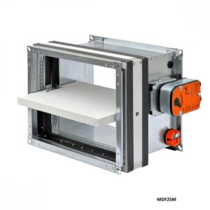 Serranda tagliafuoco con servomotore ad installazione rapida