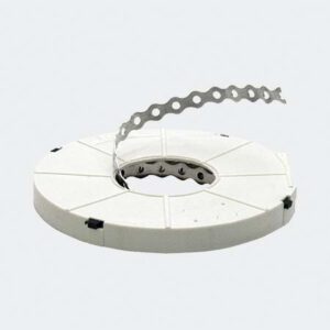 Nastro preforato in alluminio per staffaggio lunghezza 10m